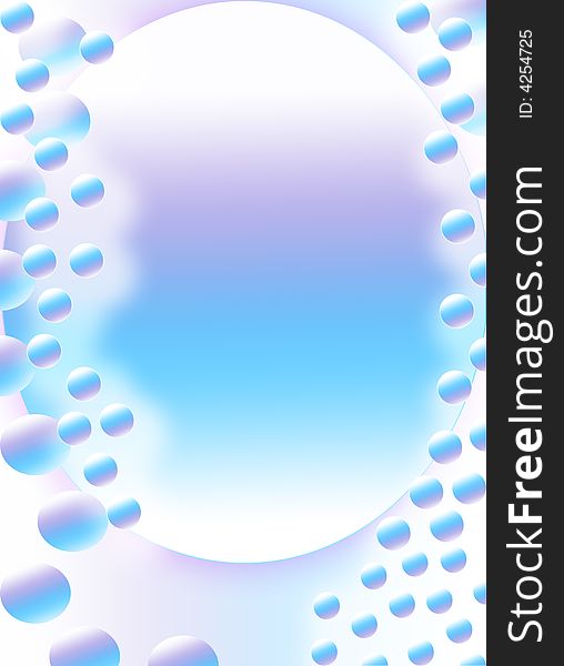 Soft Color background with bubbles - circles. Soft Color background with bubbles - circles.