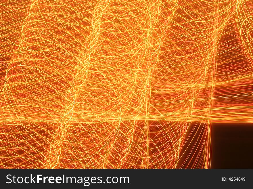 Abstract background with moving effect light element