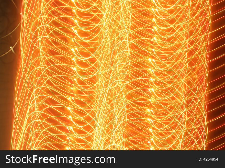 Abstract background with moving effect light element