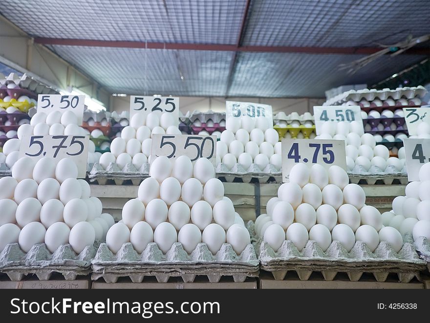 Chicken eggs in Philippine Market. Chicken eggs in Philippine Market