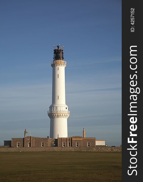 The lighthouse in Aberdeen, Scotland. The lighthouse in Aberdeen, Scotland