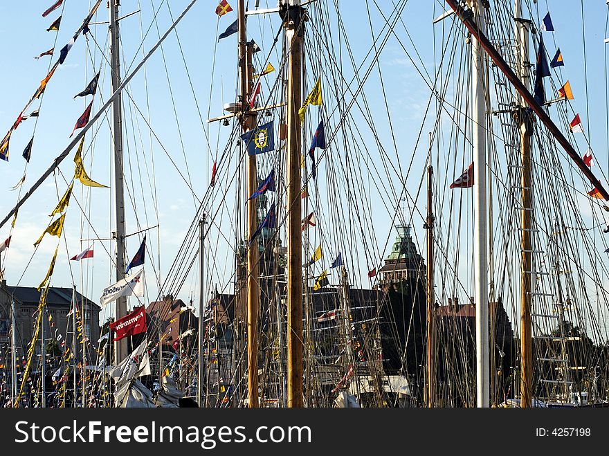 Masts Of Tall Ships