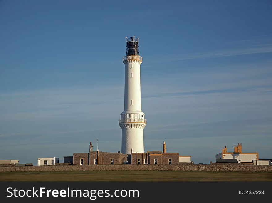 Lighthouse at Nigg Bay, Aberdeen. Lighthouse at Nigg Bay, Aberdeen