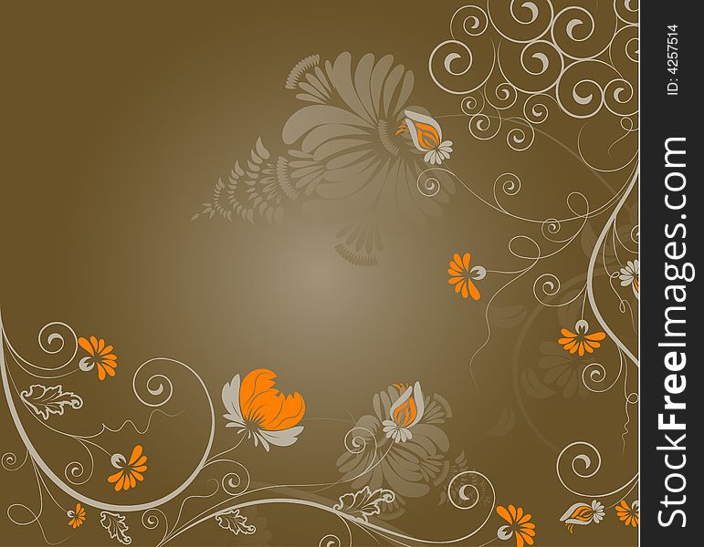 Abstract Floral  Background