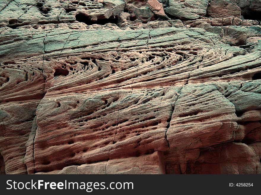 Nuweiba Coloured canyon Sinai Africa. Nuweiba Coloured canyon Sinai Africa