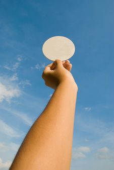 Circle Against Sky Royalty Free Stock Images Circle Against Sky Royalty Free Stock Images