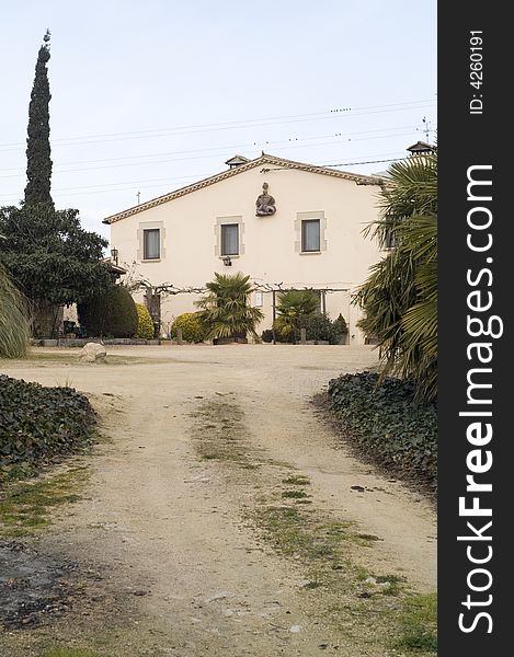 Tipical rustic house in spain