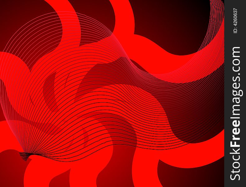 Abstract red background, vector illustration. Abstract red background, vector illustration