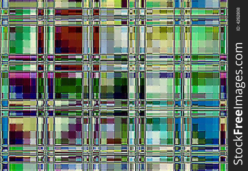 Tiles reflecting retro colors in squares. Tiles reflecting retro colors in squares.