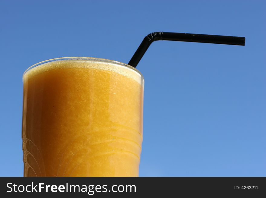 A fresh fruit juice is the perfect refreshment. A fresh fruit juice is the perfect refreshment