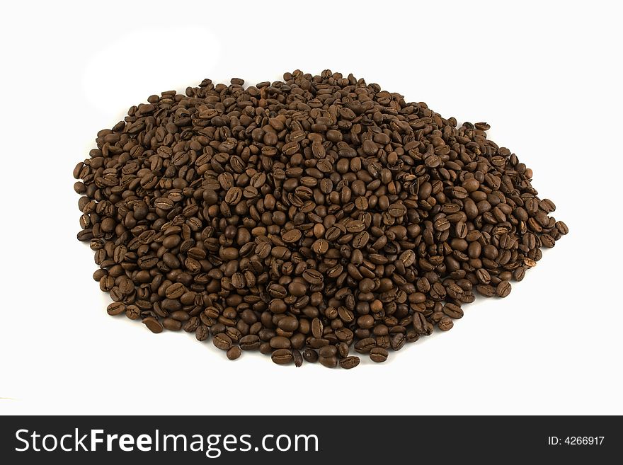 Isolated Coffee Beans