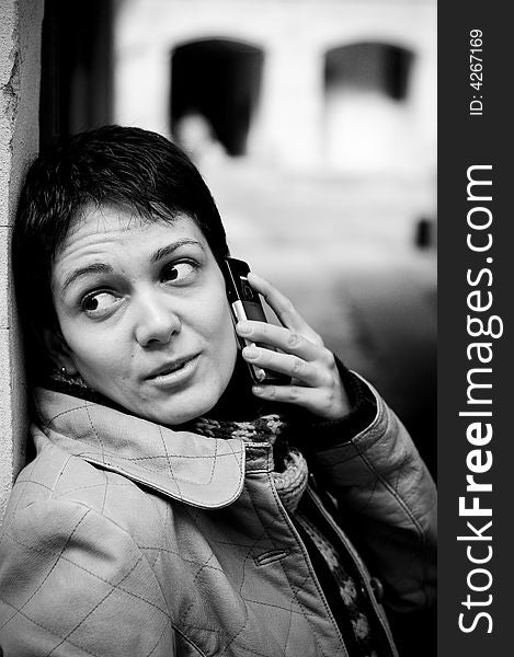 Woman Speaking On Phone