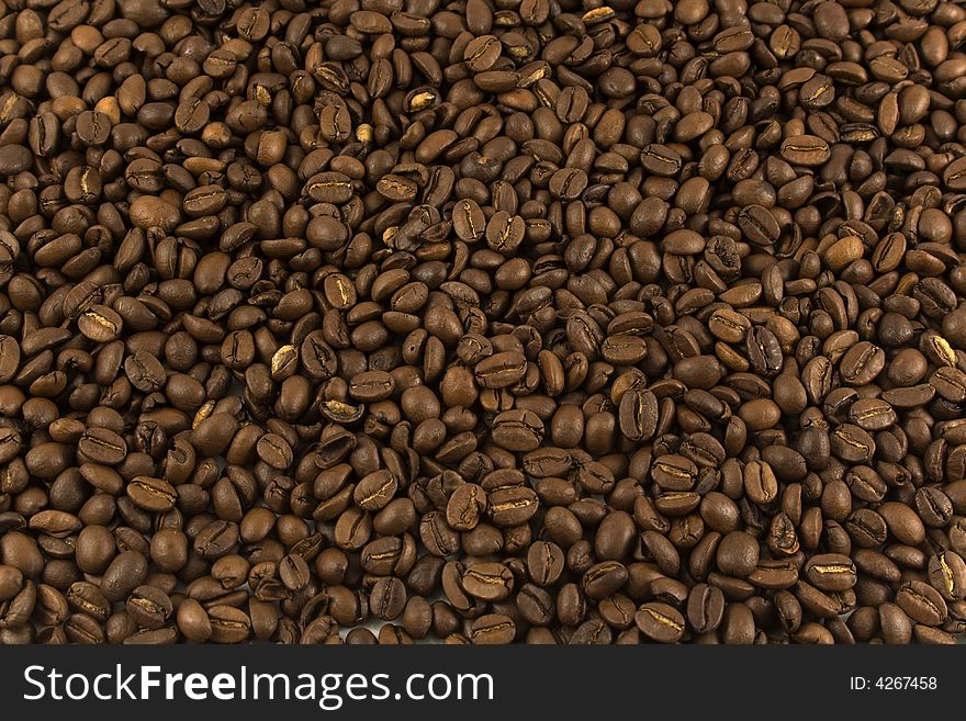 Texture (backbround) of coffee-beans. Texture (backbround) of coffee-beans