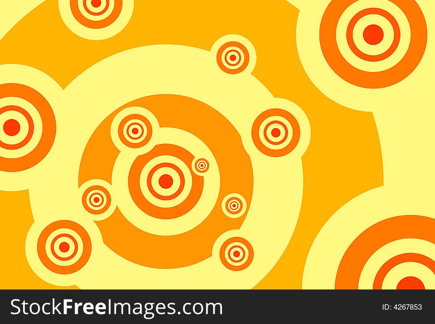 Vector illustration of abstract rings