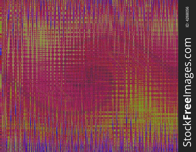 A computer generated illustration. Fractaled colors and lines. A computer generated illustration. Fractaled colors and lines.