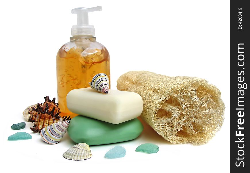 Household items for spa cleanliness
