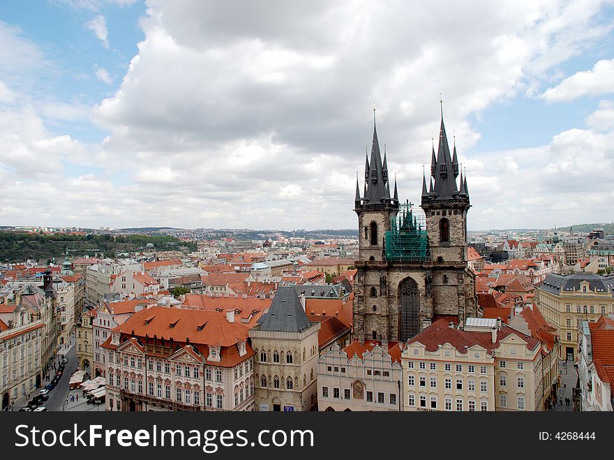 The old town of prague