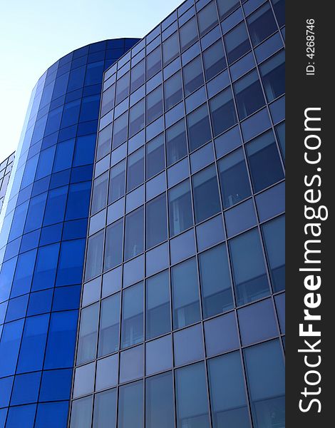 Blue Modern Building