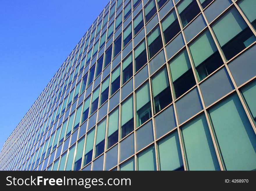 Business Building Windows