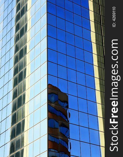 Modern Mirror Building Reflex