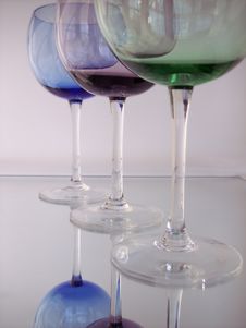 Wine Glasses Stock Images