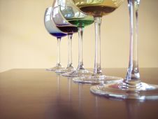 Wine Glasses Royalty Free Stock Image Wine Glasses Royalty Free Stock Image
