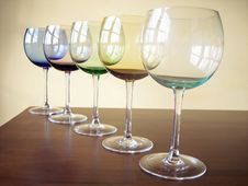 Wine Glasses Stock Photography Wine Glasses Stock Photography