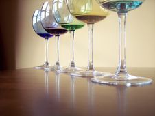Wine Glasses Stock Photography Wine Glasses Stock Photography