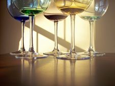Wine Glasses Stock Photography Wine Glasses Stock Photography
