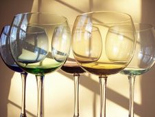 Wine Glasses Royalty Free Stock Image Wine Glasses Royalty Free Stock Image