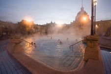 Public Baths, Night Stock Photos Public Baths, Night Stock Photos