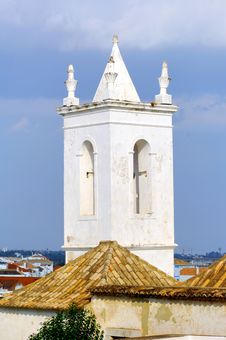 Portugal, Area Of Algarve, Tavira: Bell Tower Royalty Free Stock Images Portugal, Area Of Algarve, Tavira: Bell Tower Royalty Free Stock Images