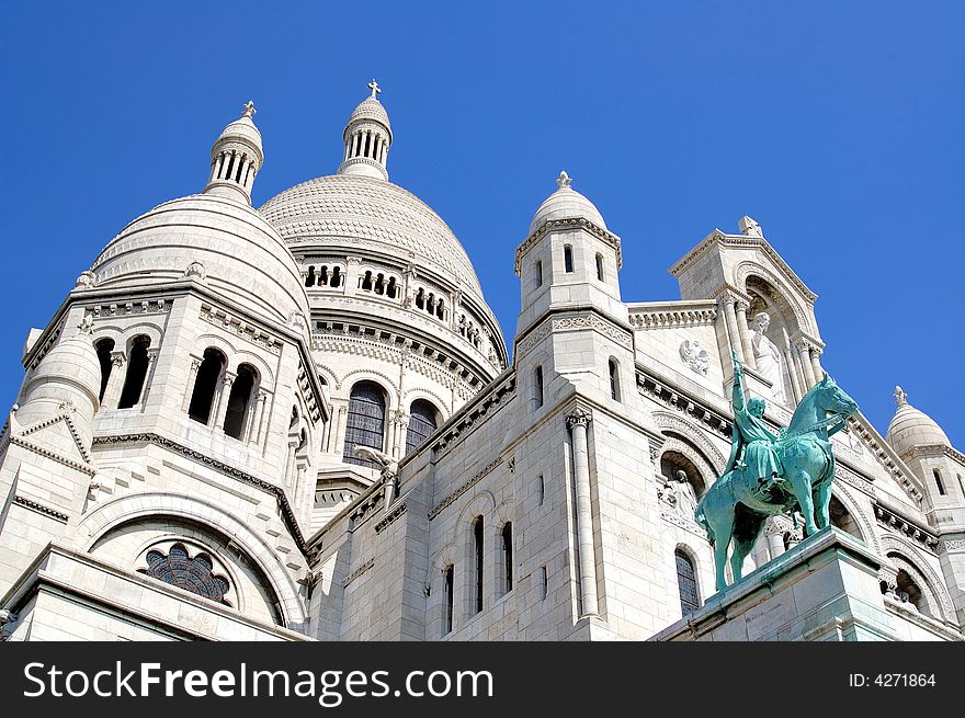 Basilica Sacre Coeur, Montmartre, Paris. Basilica Sacre Coeur, Montmartre, Paris