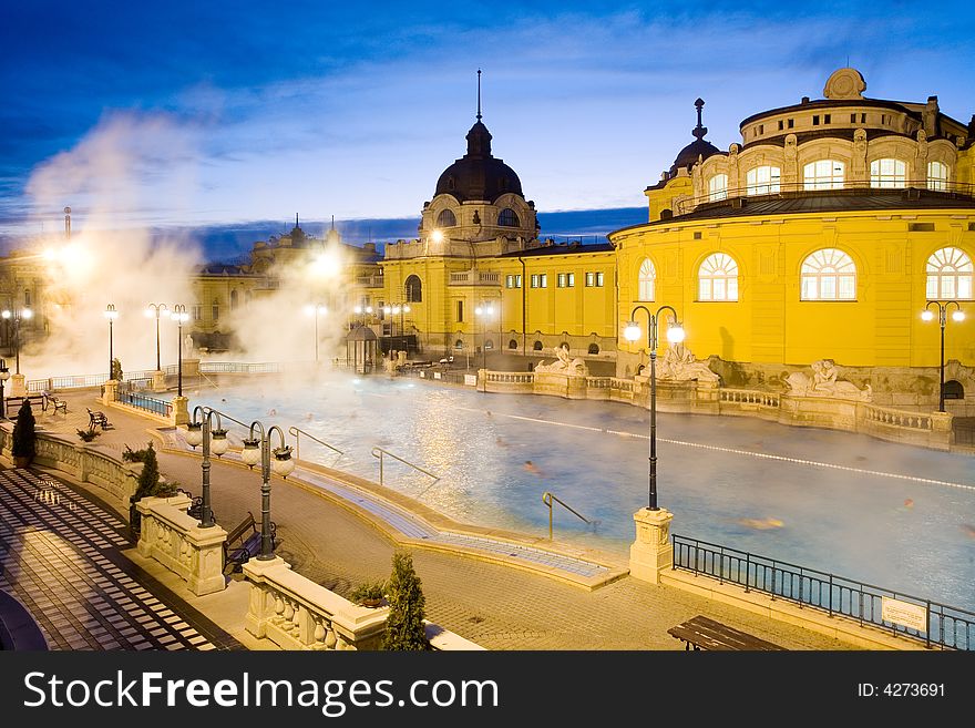 Public Baths, Night