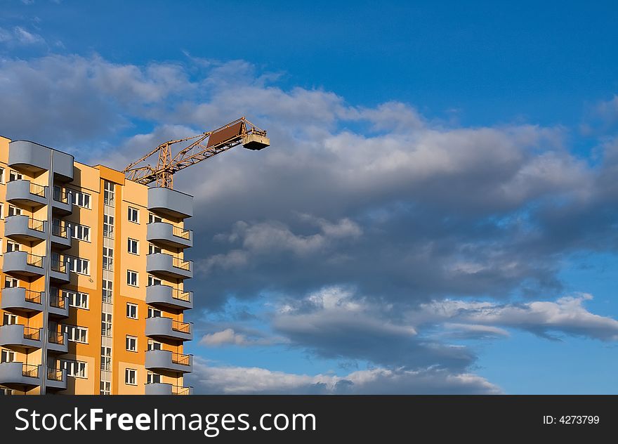 Blue Sky And Building