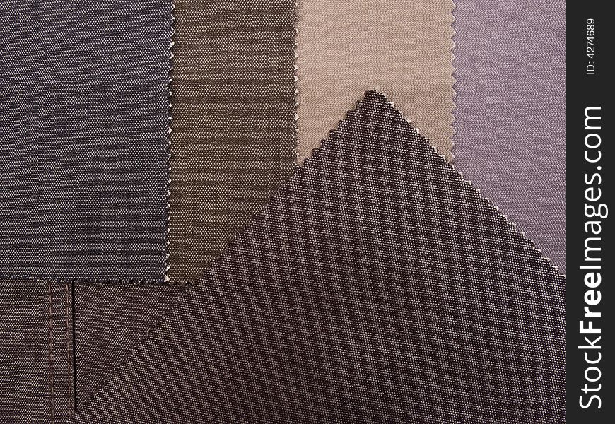 Textile brown texture samples