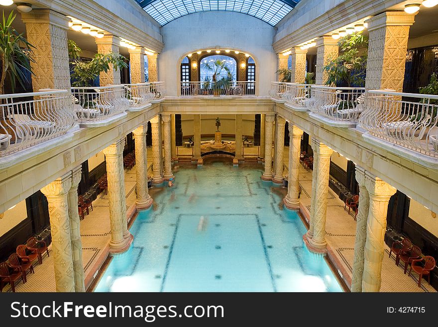 Public baths interior