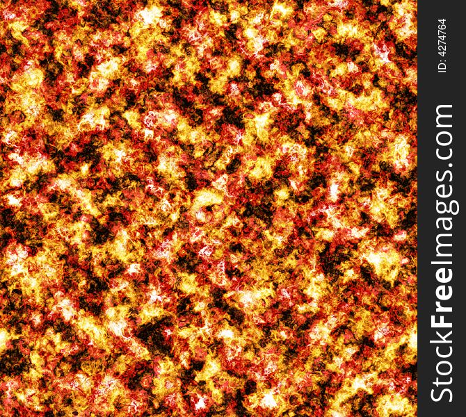 Fire from hell. Seamless texture