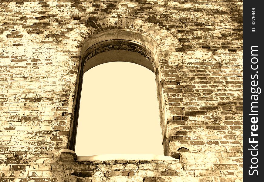 Arc window background frame 02