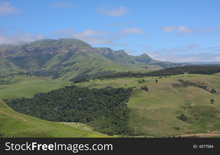 Sunnay day in the mountains of South Africa. Sunnay day in the mountains of South Africa