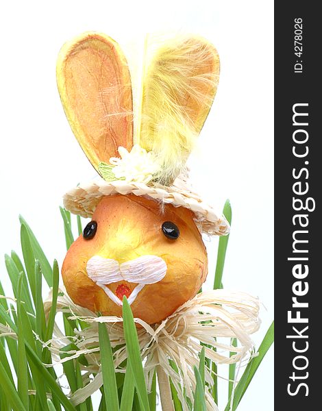 Easter Rabbit In A Grass