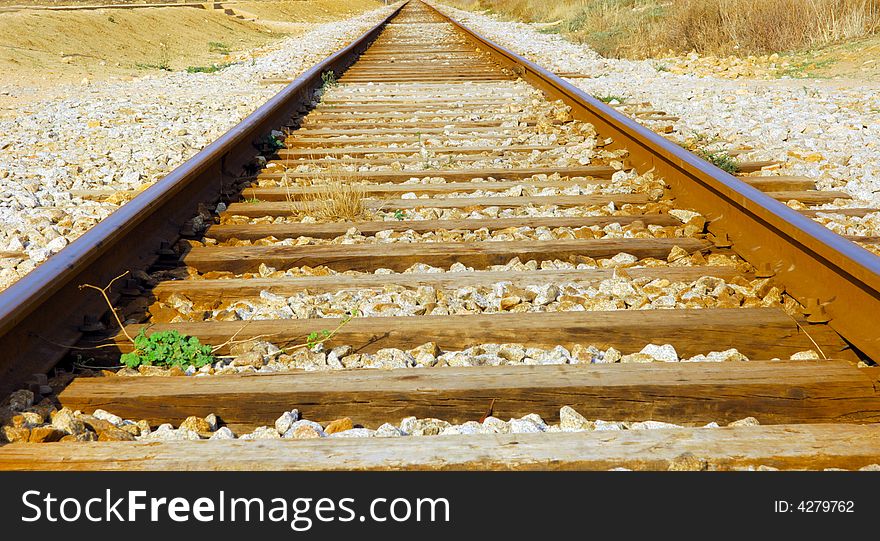 Portugal, Algarve, Lagos: train rails