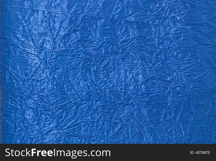 Blue texture with crumpled effect