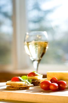 Wine And Cheese Royalty Free Stock Image