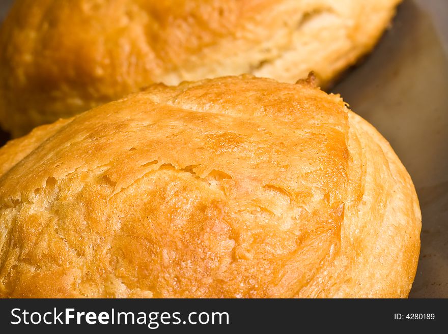 Nice fresh baked homemade hot biscuits a country favorite