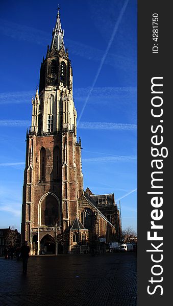 Church in Delft, the Netherlands