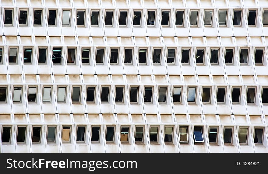 Windows of modern building from Israel