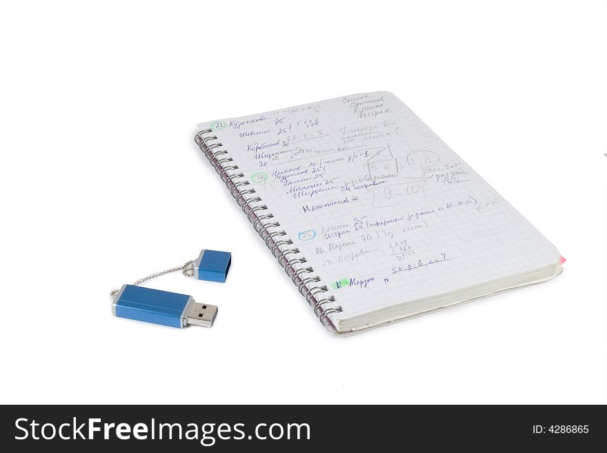 Notebook And USB Flash