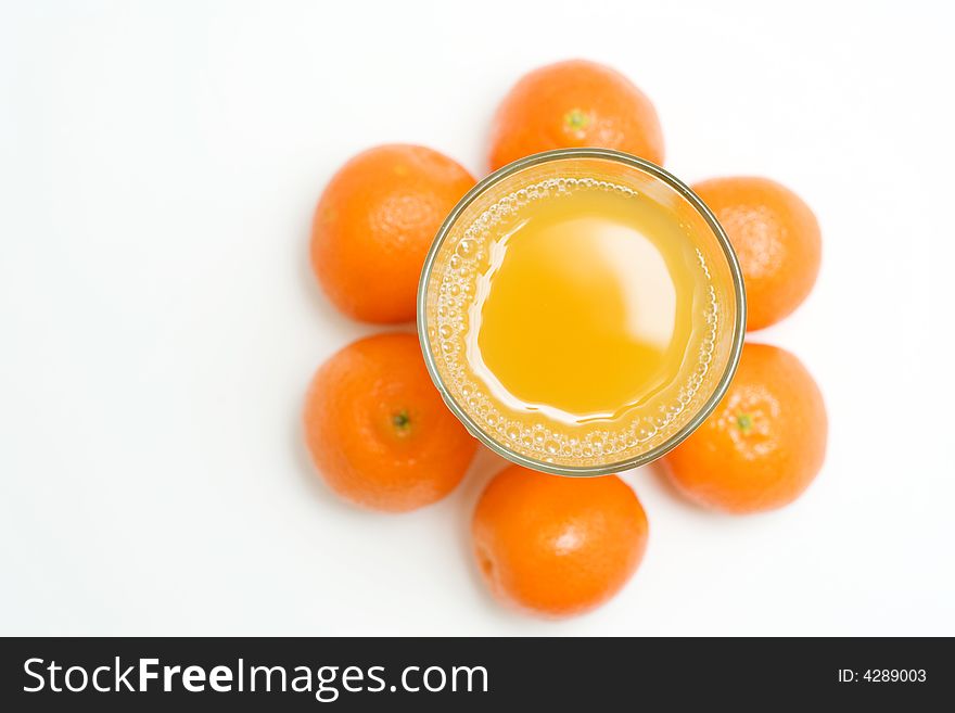 Fruit juice isolated on white. Fruit juice isolated on white.