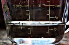 Half Full Or Half Empty Stock Photography Half Full Or Half Empty Stock Photography